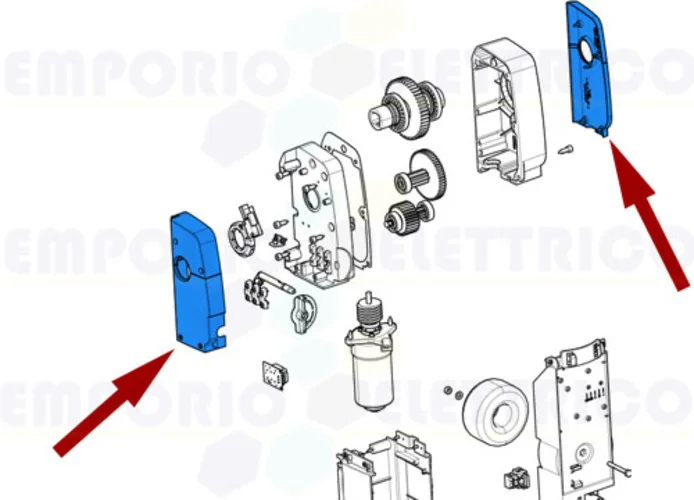 came ricambio plastiche superiori emega40 119rie200