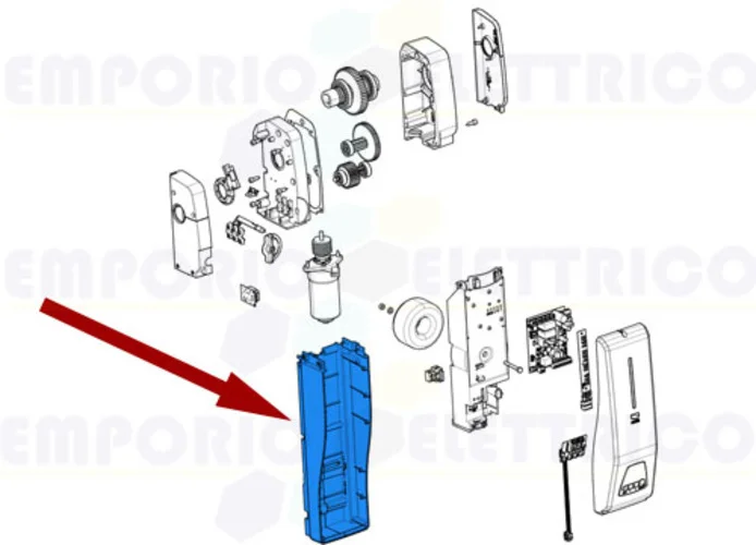 came ricambio plastiche inferiori emega40 119rie201