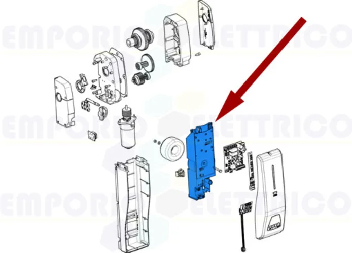 came ricambio supporto scheda emega40 119rie202