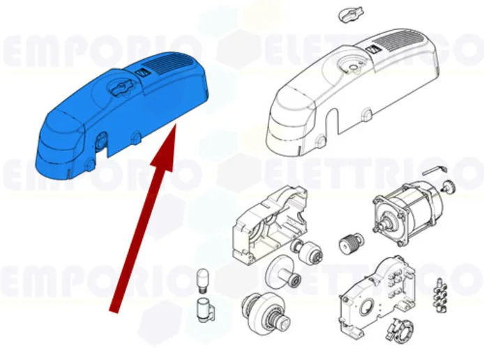 came ricambio motoriduttore 230v ac emega 101e456csi