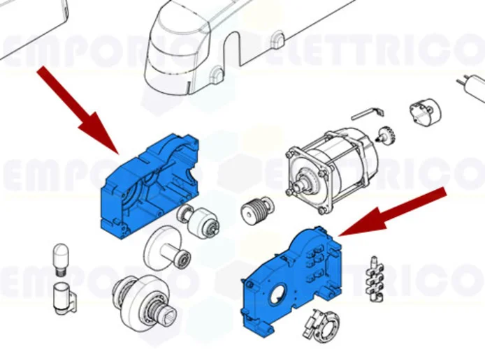 came ricambio cassa motoriduttore emega 119rie055