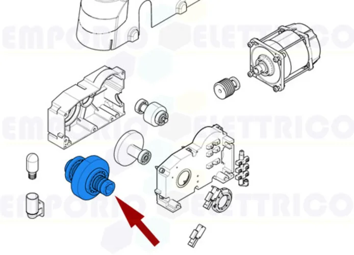 came ricambio albero lento emega 119rie062