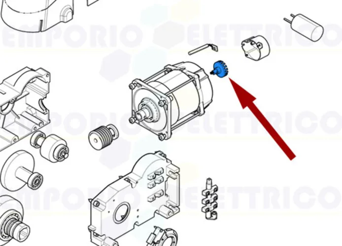 came ricambio disco per lettore ottico emega 119rie133