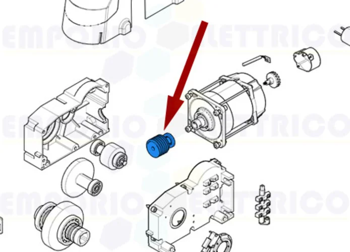 came ricambio vite senza fine emega 119rie149