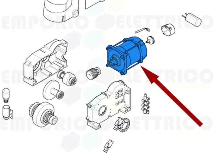 came ricambio gruppo motore emega 119rie152