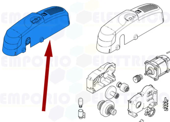 came ricambio motoriduttore 230v ac emega 101e306csi