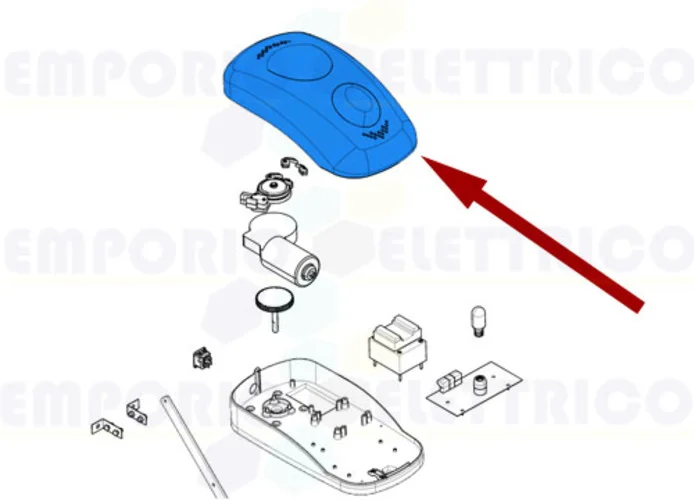 came ricambio coperchio motoriduttore ver 119rie126