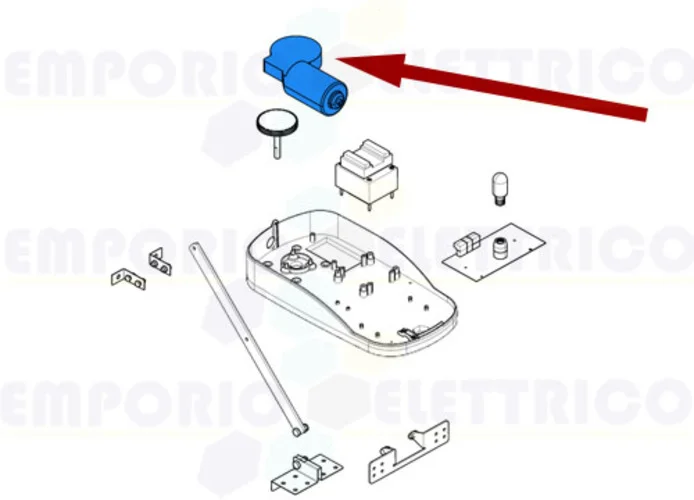 came ricambio motoriduttore ver 119rie132