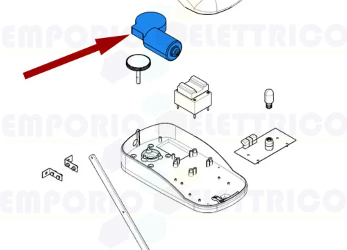 came ricambio motoriduttore ver 119rie160