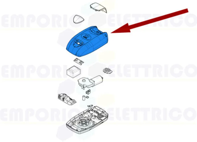 came ricambio coperchio motoriduttore v6000 119rie163