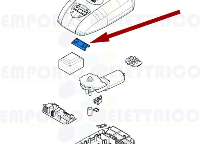 came ricambio scheda display v6000 119rie167