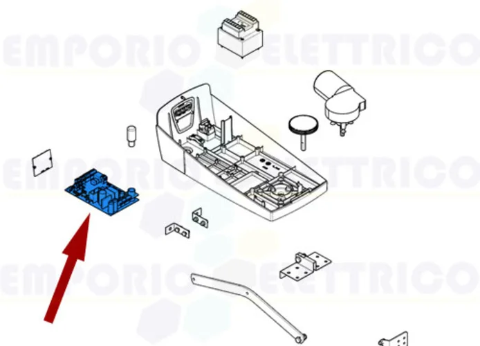 came ricambio scheda elettronica zl57 v2 88001-0222