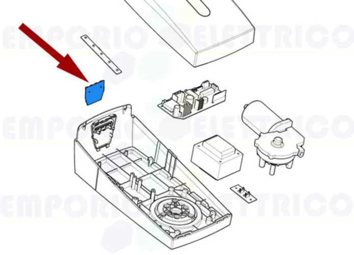 came ricambio scheda display ver 88001-0215