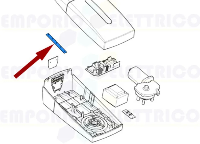 came ricambio scheda led ver 88001-0216