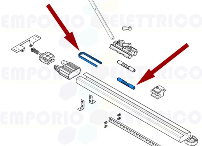 came ricambio cinghia trasmissione ver 119rie123