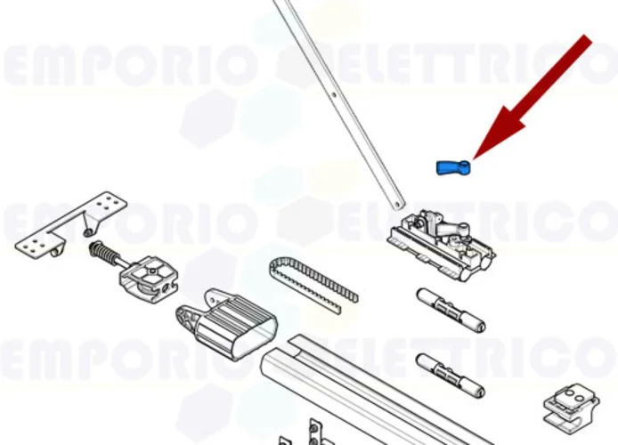 came ricambio leva sblocco ver 119rie143