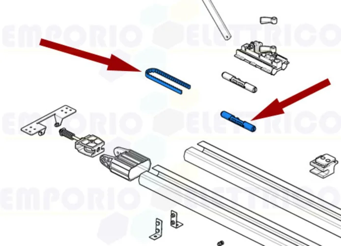 came ricambio cinghia trasmissione ver 119rie121