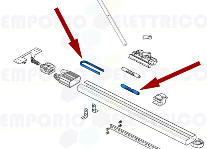 came ricambio cinghia trasmissione ver 119rie122