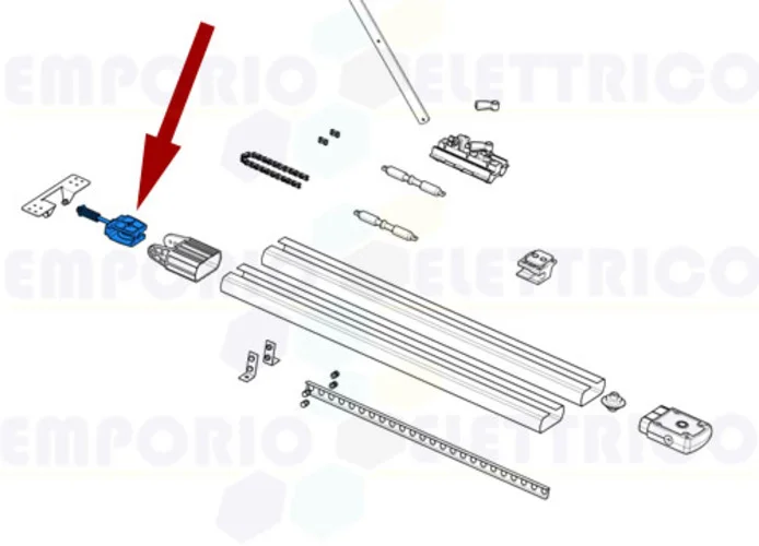 came ricambio cavallotto tendicatena ver 119rie110