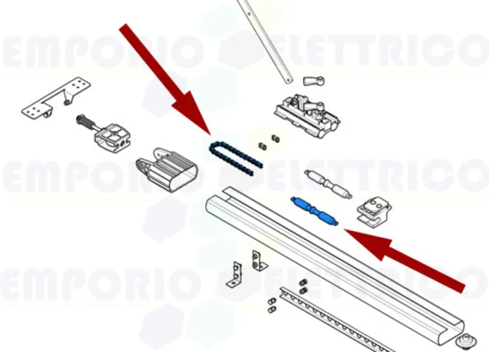 came ricambio catena trasmissione ver 119rie117