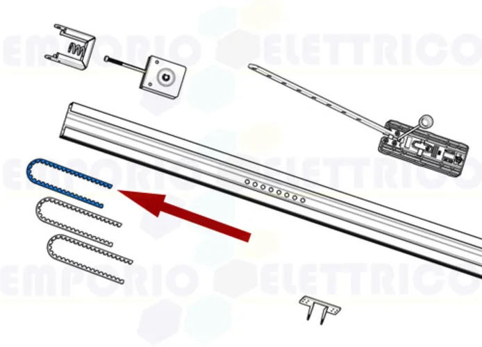 came ricambio cinghia di trasmissione v6000 119rie189