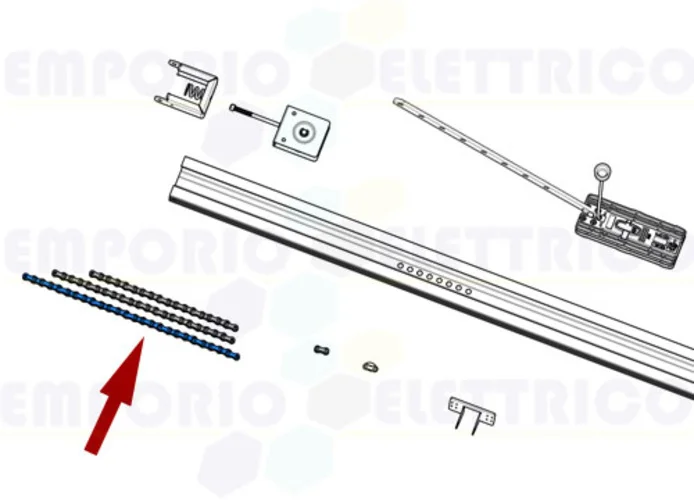 came ricambio catena di trasmissione v6000 119rie192