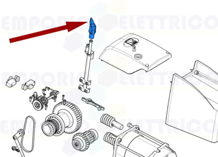 came ricambio leva sblocco c-bx 119ricx018