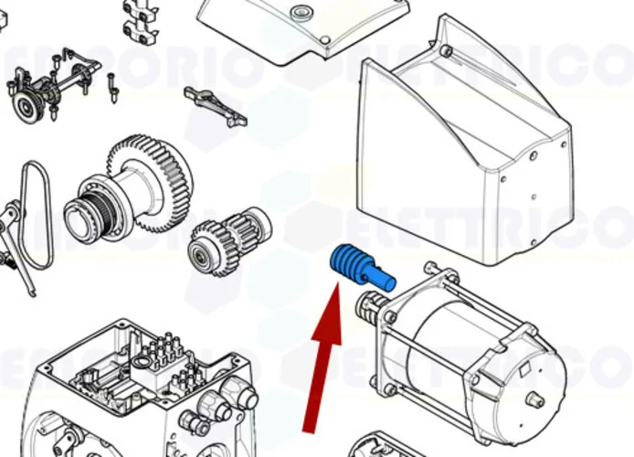 came ricambio vite senza fine c-bx 119ricx029