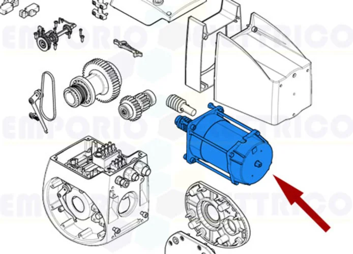 came ricambio gruppo motore c-bx 119ricx042