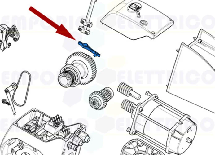 came ricambio leva sicurezza encoder c-bx 119ricx037