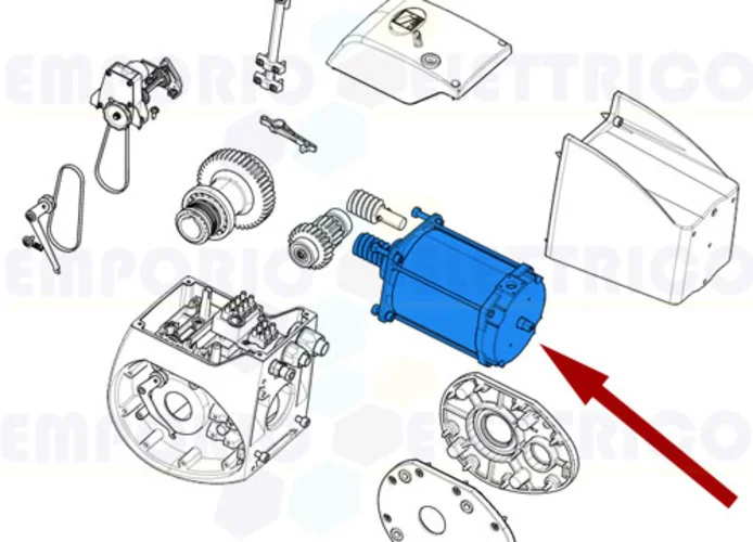 came ricambio gruppo motore c-bx 119ricx040