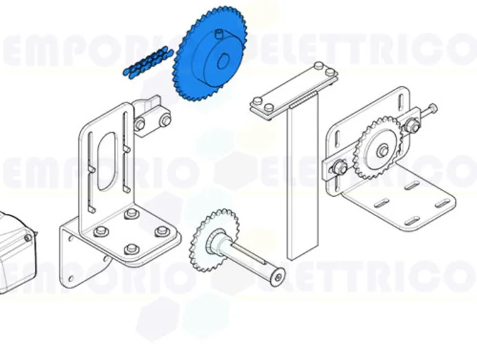 came ricambio pignone e catena c-bx 119ricx016