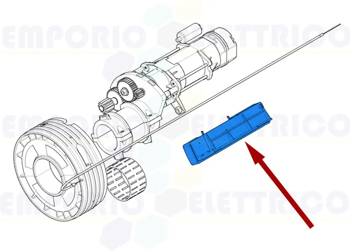 came ricambio gruppo finecorsa h40 119rih053