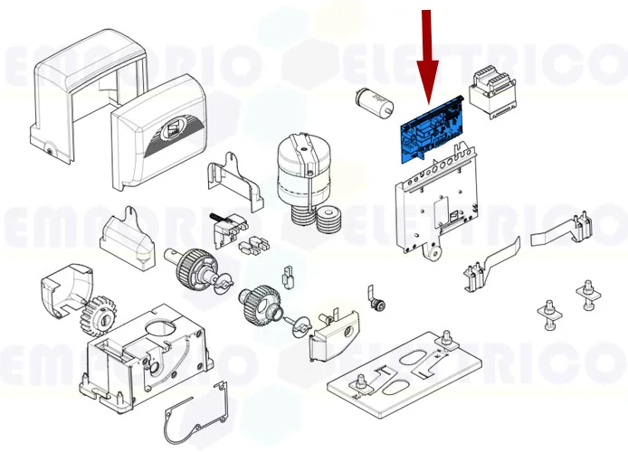 came ricambio scheda elettronica zbx6n 88001-0071