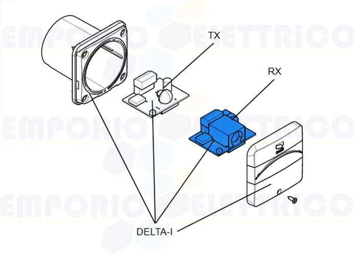 came ricambio scheda elettronica rx delta-i 119rir382