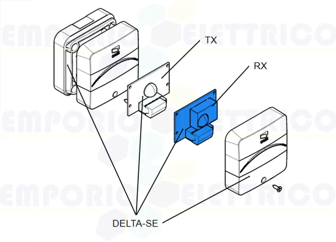 came ricambio scheda elettronica rx delta-se 119rir386