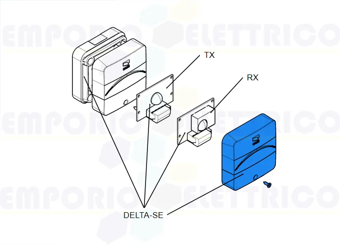 came ricambio coperchio frontale delta-se 119rir388