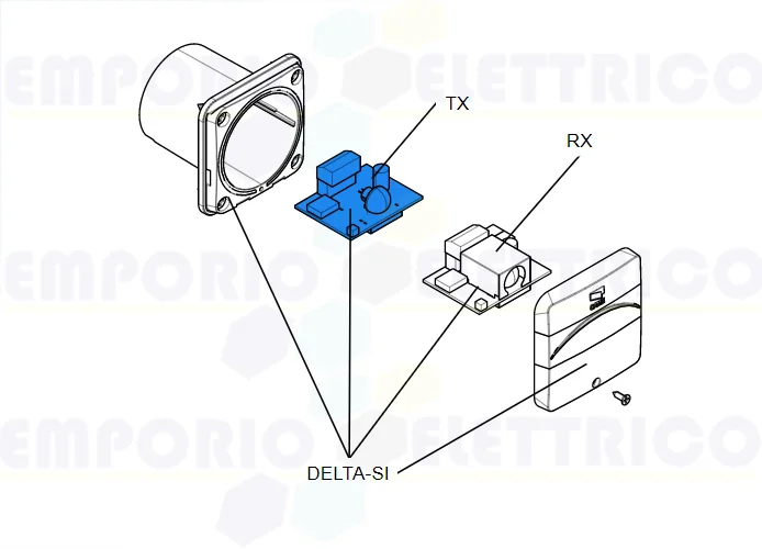 came ricambio scheda elettronica tx delta-si 119rir389