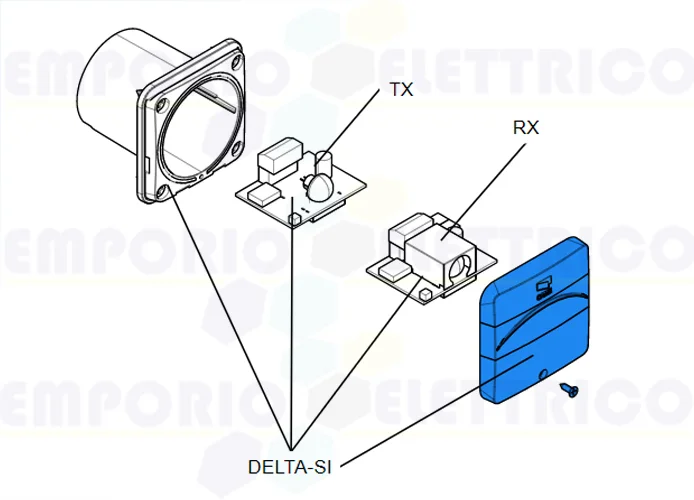 came ricambio coperchio frontale delta-si 119rir392