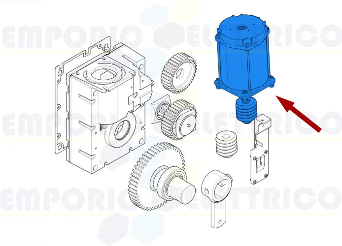 came ricambio gruppo motore g2500 119rig090