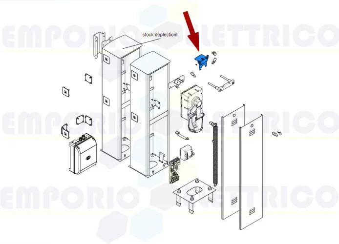 came ricambio gruppo finecorsa meccanico g2500 119rig083