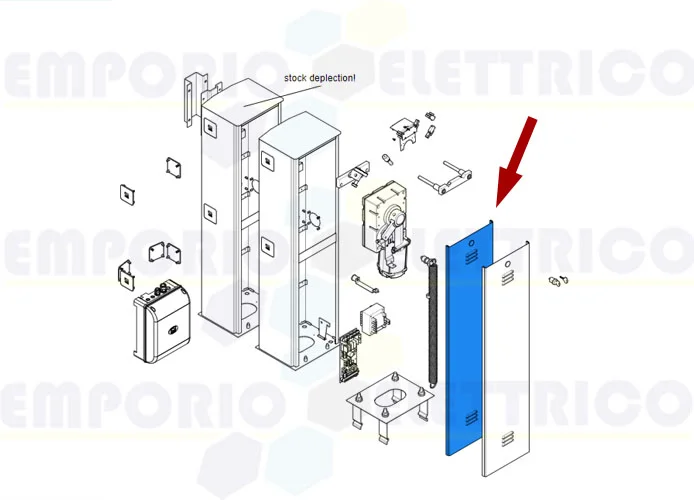 came ricambio porta armadio g2500 g3750 g4000 119rig088