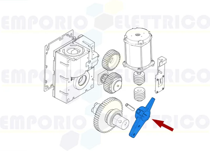 came ricambio braccio motoriduttore gard 119rig052