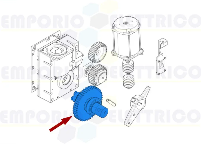 came ricambio albero lento g3750 119rig331 