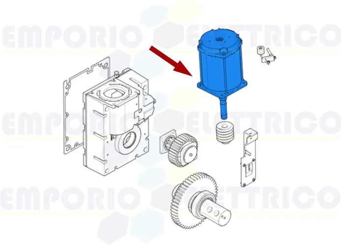 came ricambio motore 24v dc g3000 g2080e g4040e 119rig405