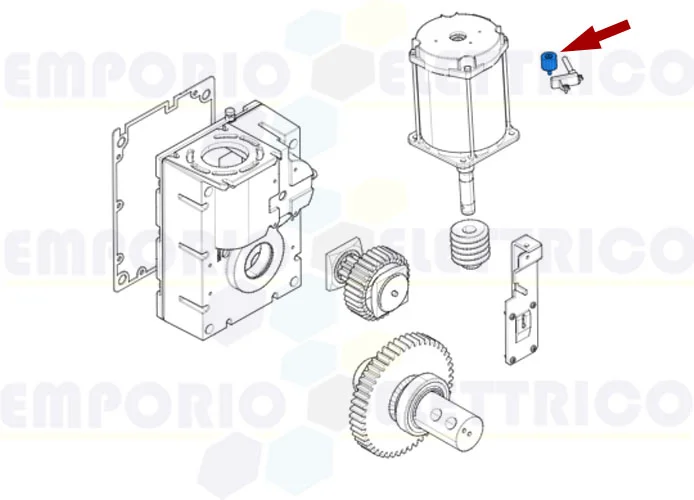 came ricambio magnete encoder gard 119rig407