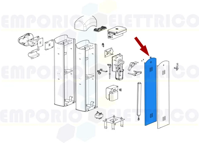 came ricambio sportello armadio g3000 gard4 119rig409