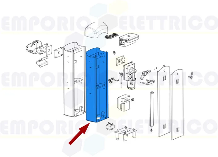 came ricambio armadio barriera g3000 119rig418