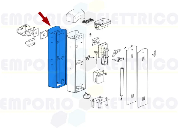 came ricambio armadio barriera g3000i 119rig419 