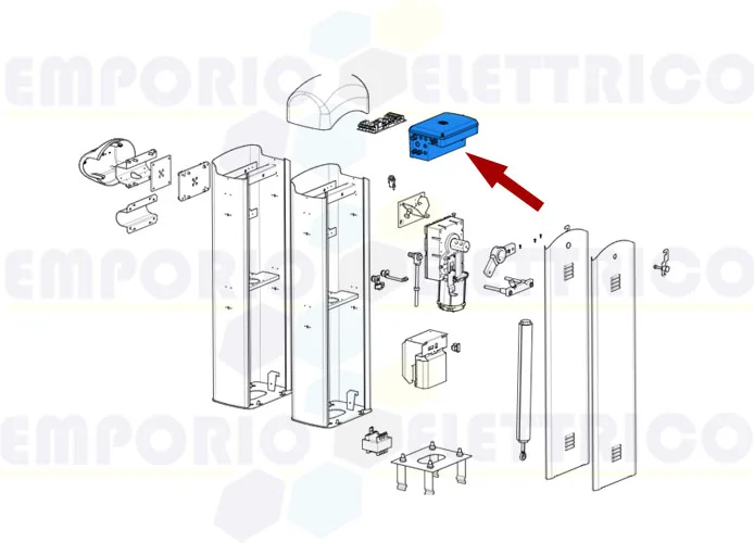 came ricambio contenitore quadro g4040 g4041 119rir247